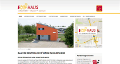 Desktop Screenshot of eco2haus.de