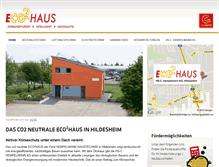 Tablet Screenshot of eco2haus.de